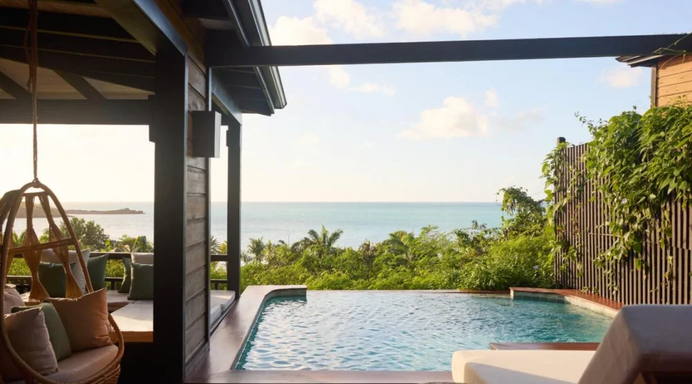 Hillside Pool  Suite at Hermitage Bay