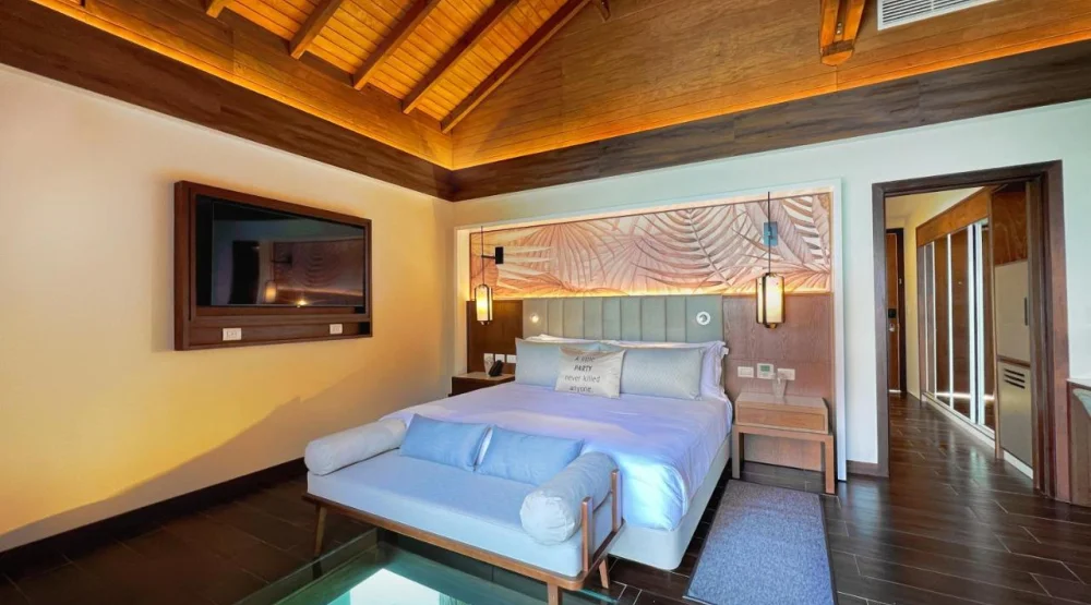 Luxury Junior Sunset Overwater Suite Diamond Club at Royalton Chic Antigua Autograph Collection