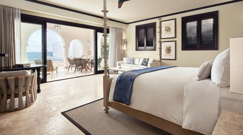 Beachfront Junior Suite at Cap Juluca, A Belmond Hotel Anguilla