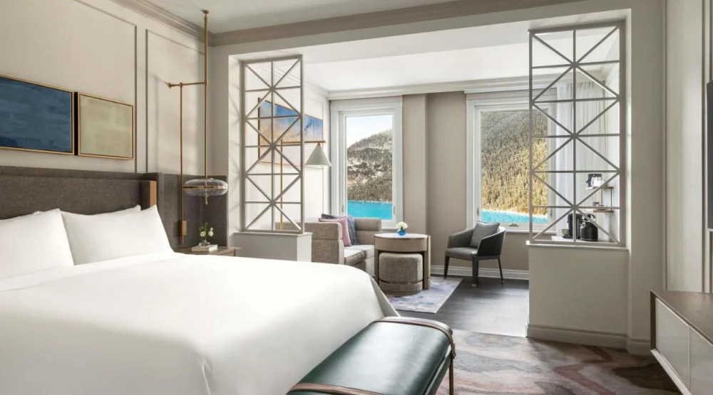 Junior King Suite with Lake View at Fairmont Chateau Lake Louise