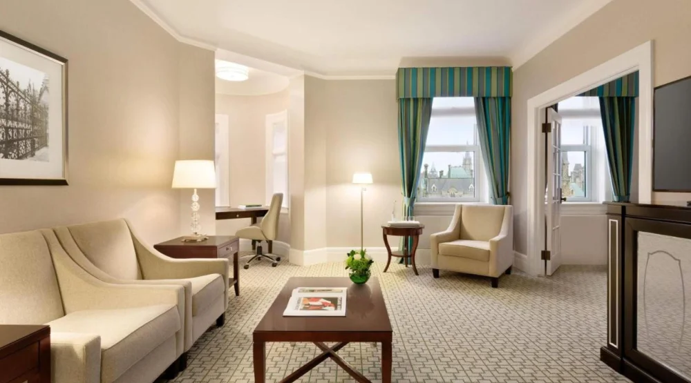 Corner Suite King Ns at Fairmont Chateau Laurier