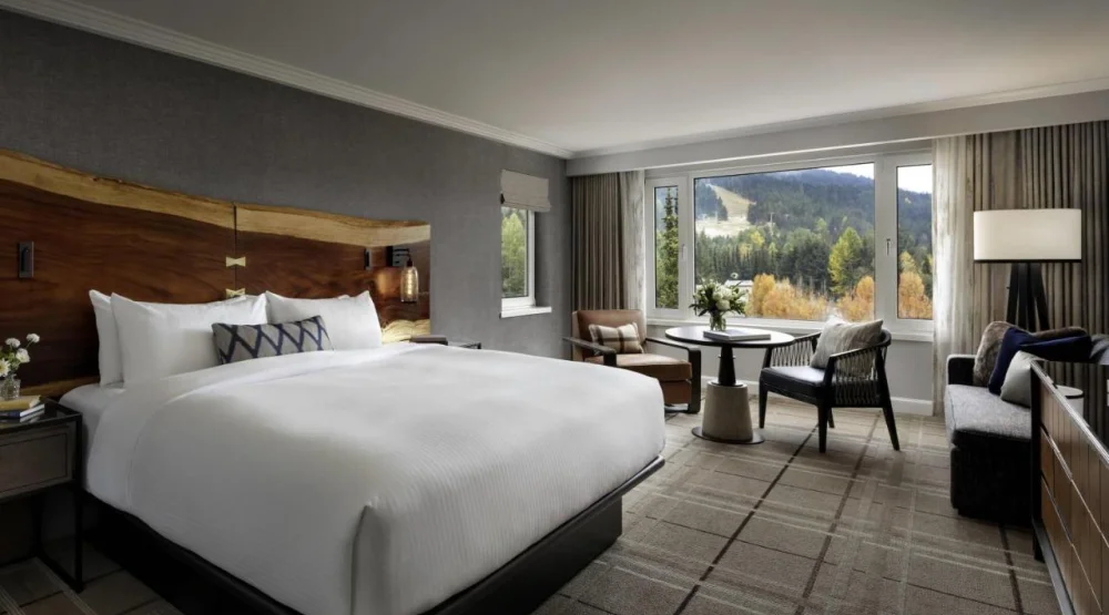 Deluxe King Room with Slopeside View at Fairmont Chateau Whistler