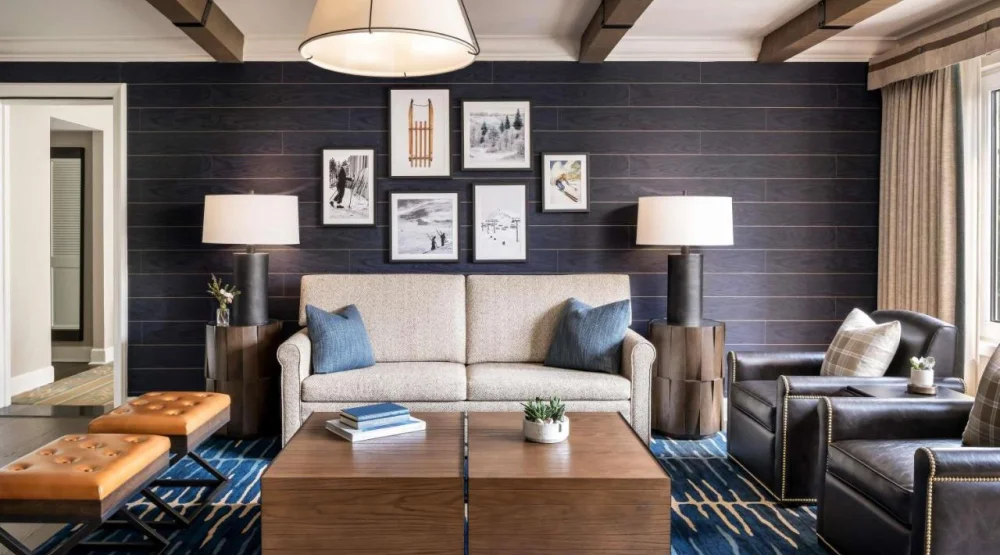 One Bedroom King Suite with Slopeside View at Fairmont Chateau Whistler