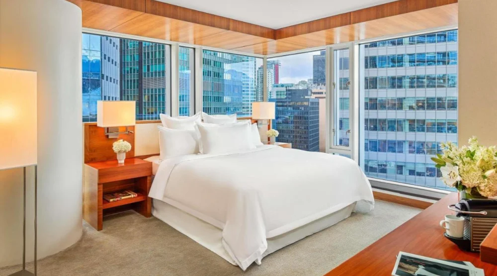 Stanley Park View Suite with King Bed at Fairmont Pacific Rim