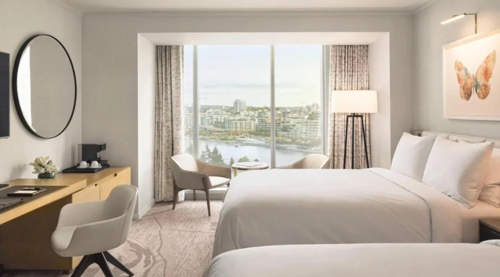 Two Queen Beds Guest Room - Water View at JW Marriott Parq Vancouver
