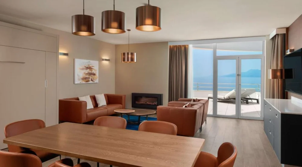 King Two Bedroom Villa Apartment with Sea View at Hilton Rijeka Costabella Beach Resort & Spa