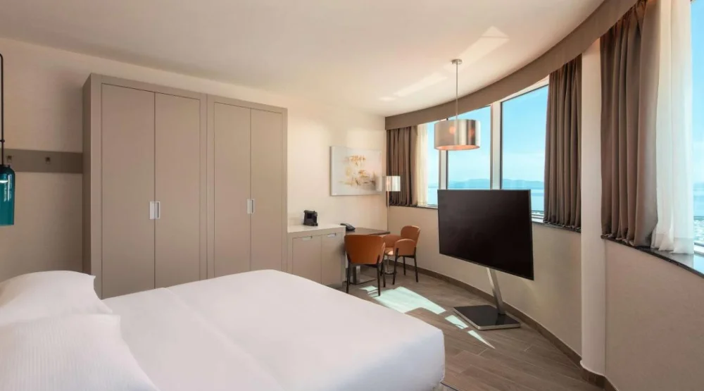 Superior King Room with Sea View at Hilton Rijeka Costabella Beach Resort & Spa