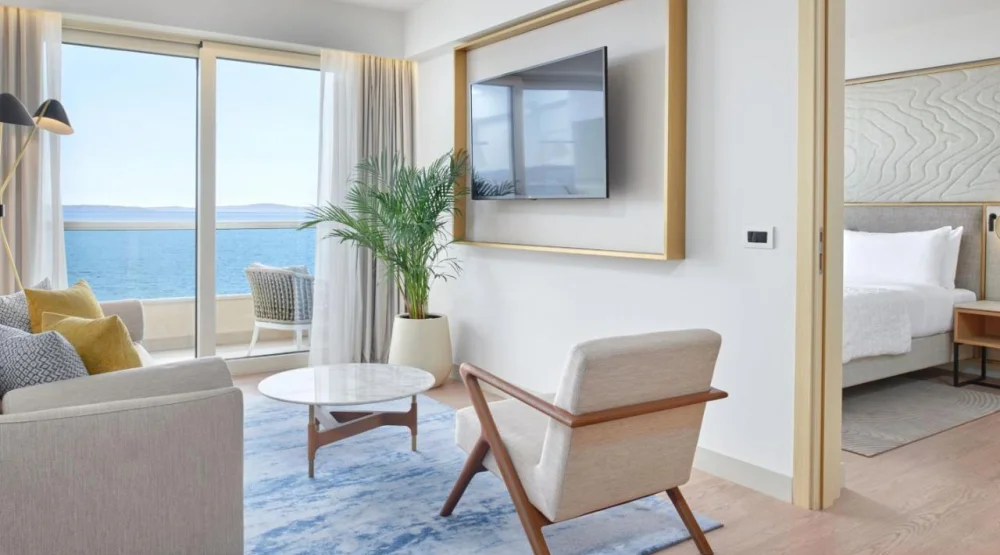 Adriatic Suite,  One Bedroom Suite with Balcony and Sea View at Le Meridien Lav