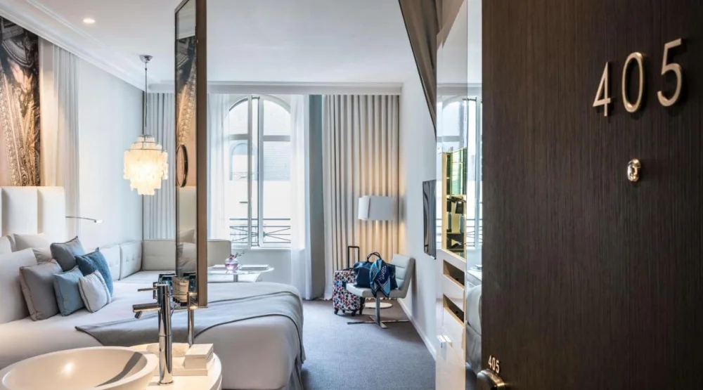 Superior Queen Or Twin Room with Inner Courtyard View at Cures Marines Trouville Hotel Thalasso & Spa