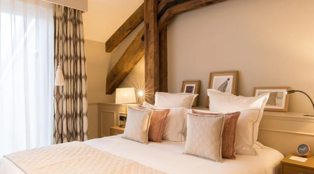 Deluxe Room Garden Level Or with Balcony at Hotel Chais Monnet & Spa