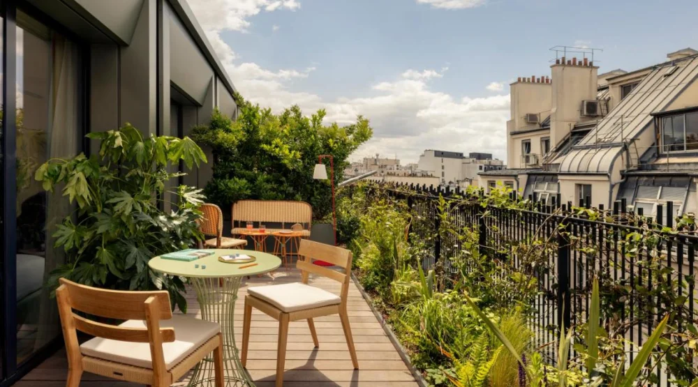 Double Room with Terrace at La Fantaisie Paris