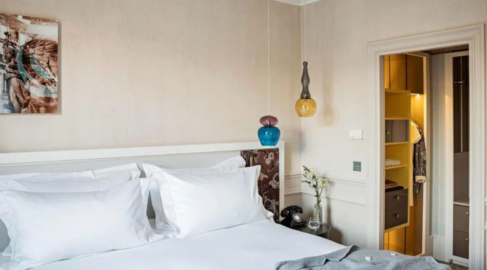 Junior King Suite with One King Bed/one Sofa Bed and Living Room - Courtyard Or Rue Scribe View at Sofitel Le Scribe Paris Opera