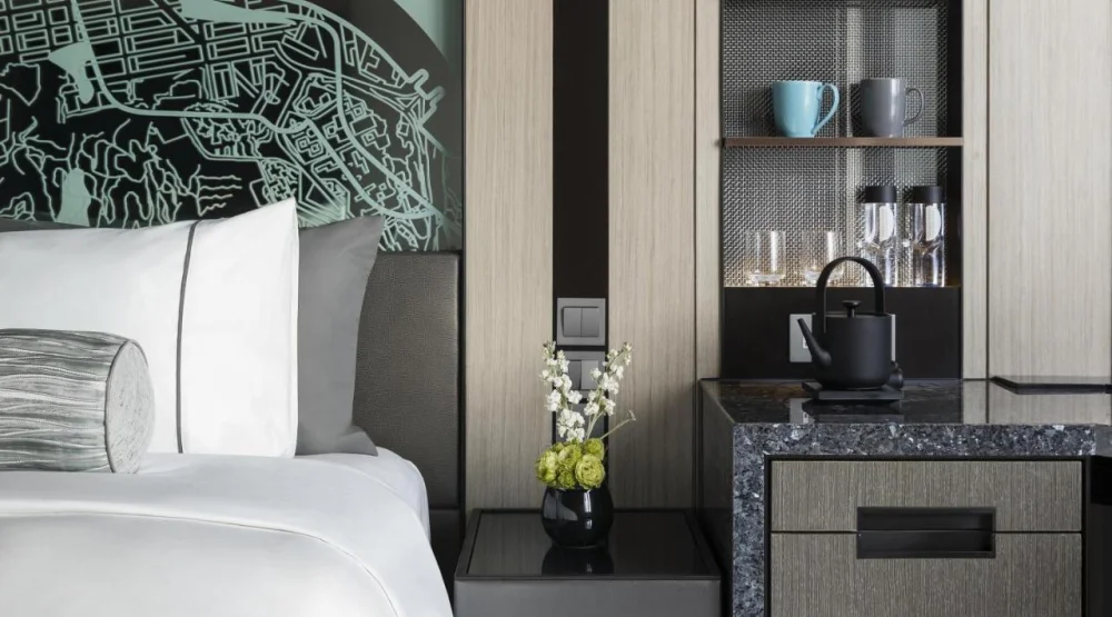 Twin Room with Harbor View at Hyatt Centric Victoria Harbour