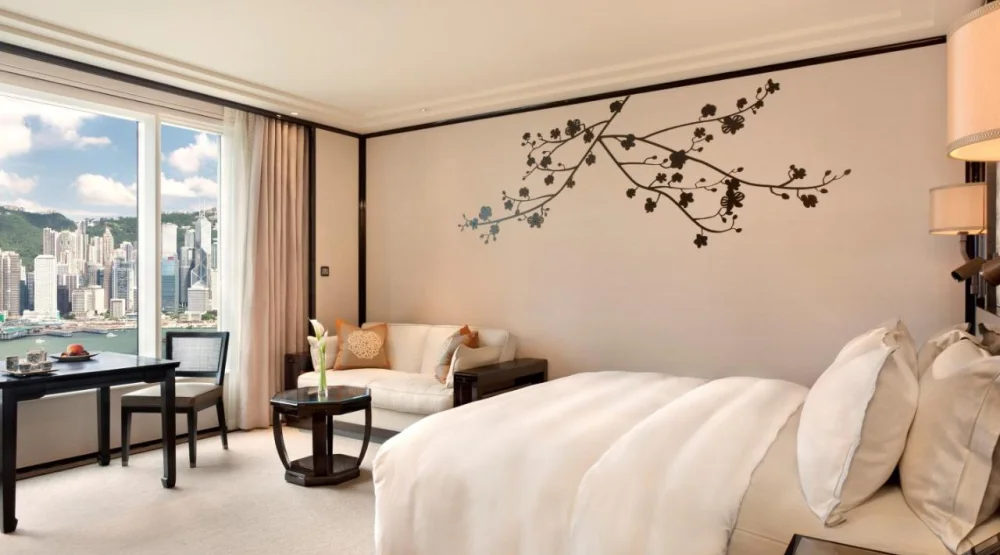 Grand Deluxe Harbor View Twin Room at The Peninsula Hong Kong