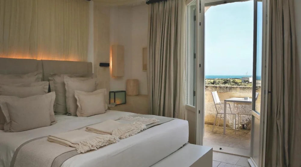 Deluxe Double Room with Sea View - La Corte at Borgo Egnazia