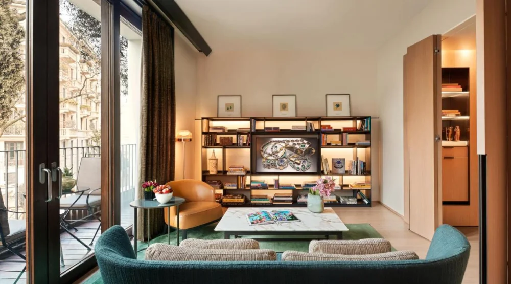 Deluxe Suite with Garden View at Bvlgari Hotel Milano