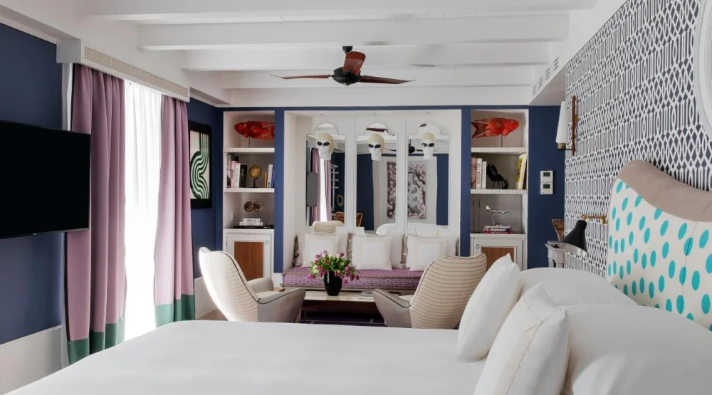 Junior Suite with Garden View at Capri Tiberio Palace