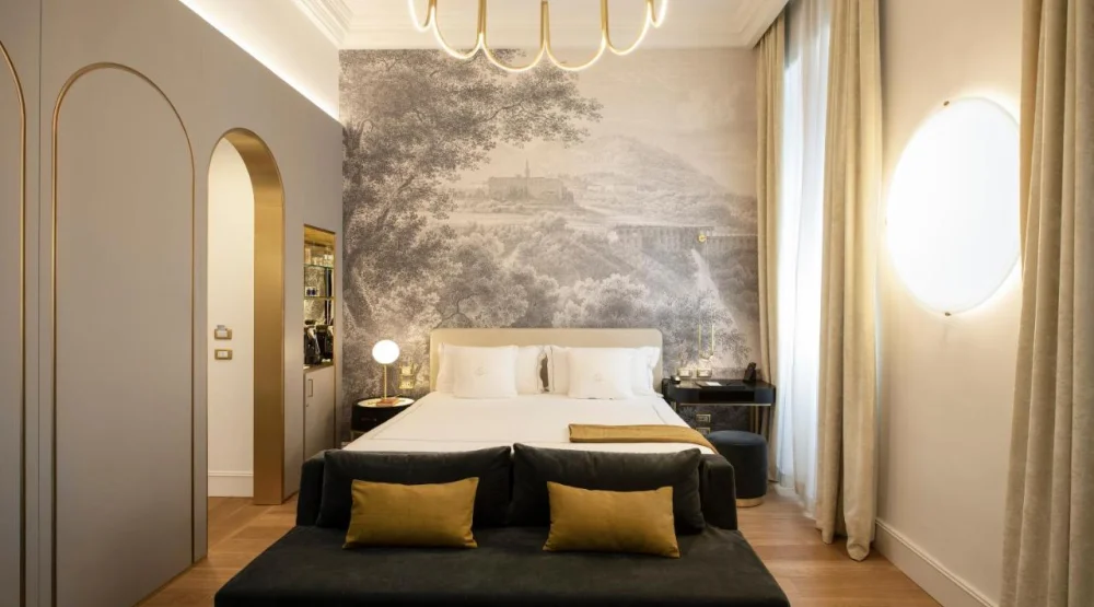 Deluxe Double Room with City View at Elizabeth Unique Hotel Rome