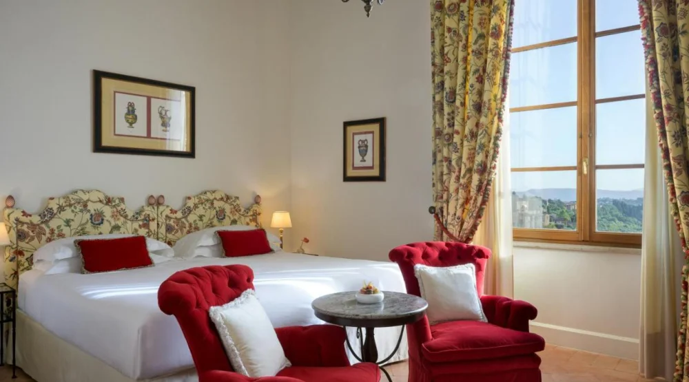 Deluxe Double Or Twin Room with View at Grand Hotel Continental Siena