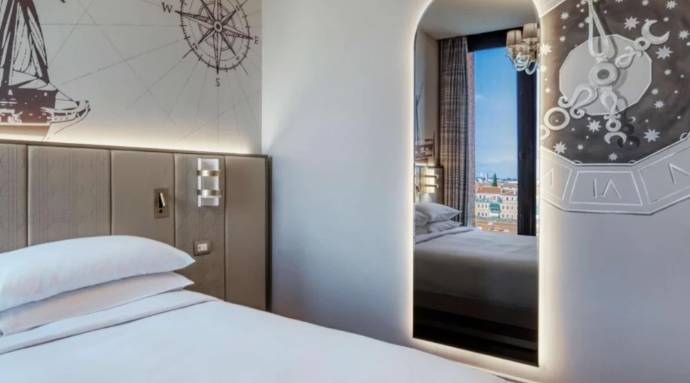 King Molino Deluxe Room with View at Hilton Molino Stucky Hotel