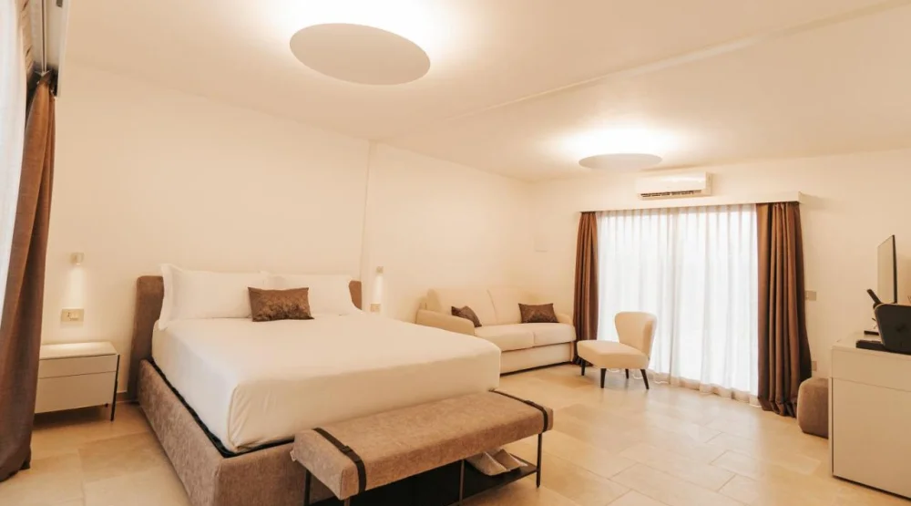 Junior Suite with Garden View at Masseria Corsano