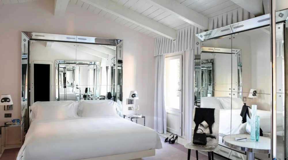 Deluxe Double Room with Terrace at Palazzina Grassi