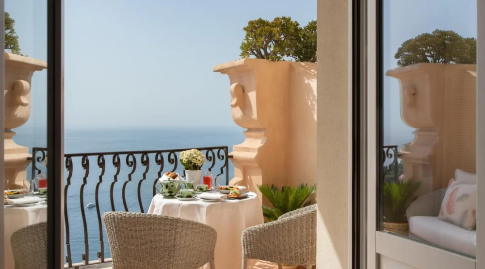 Sea View and Terrace  Premium Twin Room at San Domenico Palace Taormina, A Four Seasons Hotel