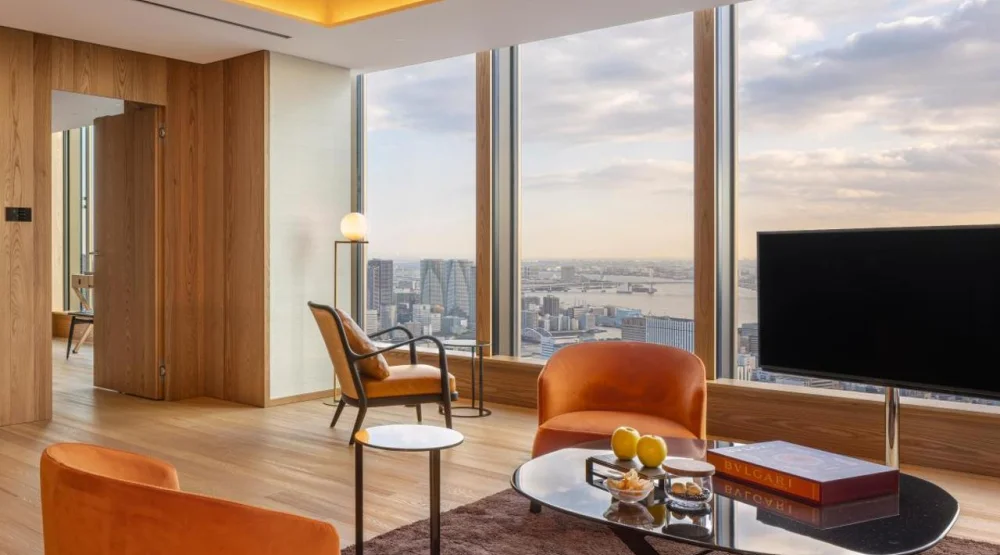 One Bedroom Deluxe King Suite with Skyline View at Bvlgari Tokyo
