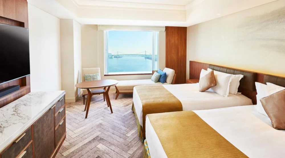 Classic Twin Room with Bay View at Intercontinental Tokyo Bay