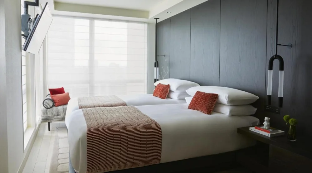 Essential Twin Room with Walk in Shower at Kimpton Shinjuku Tokyo