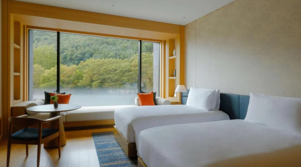 Premier Deluxe Twin Room at ROKU Kyoto LXR Hotels & Resorts
