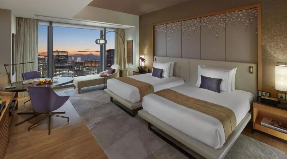Mandarin Grand Twin Room at Mandarin Oriental Tokyo