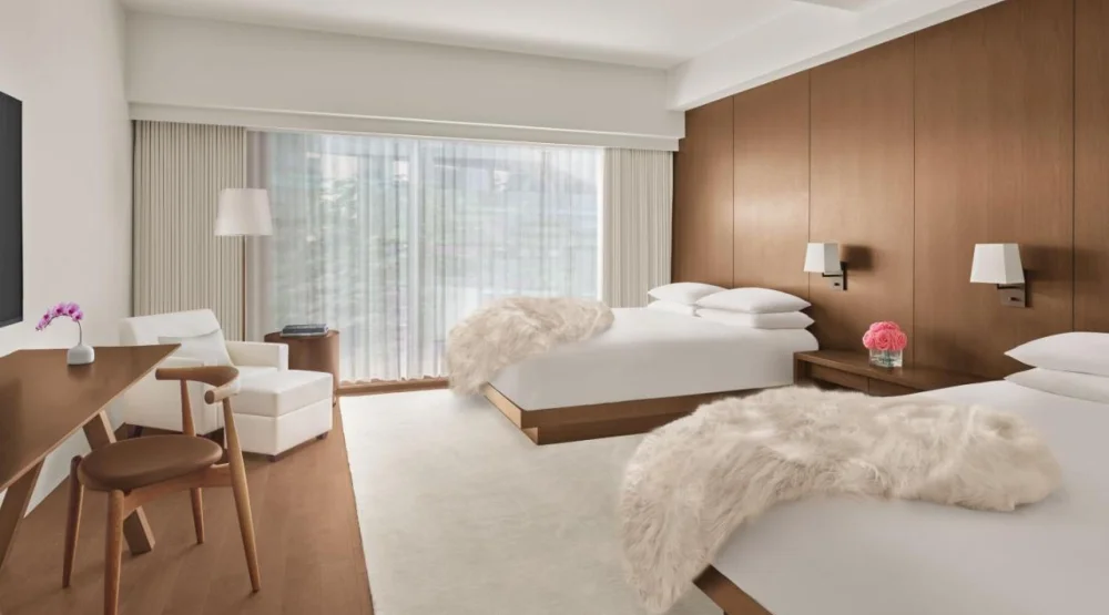 Superior Double Room with Two Double Beds and City View at The Tokyo EDITION Ginza