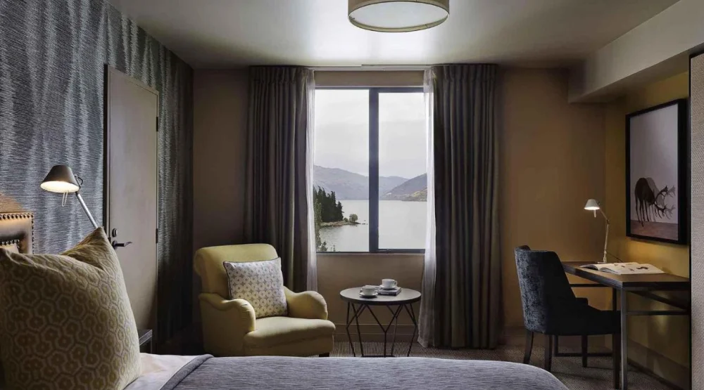 St Moritz King Room with Lake View at Hotel St Moritz Queenstown MGallery Collection