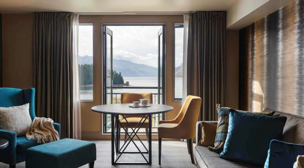 One Bedroom King Suite with Balcony and Lake View at Hotel St Moritz Queenstown MGallery Collection