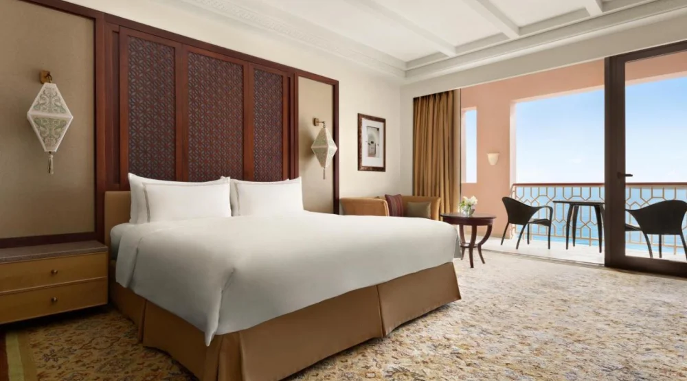Premier King Room with Panoramic Sea View at Shangri La Al Husn Muscat