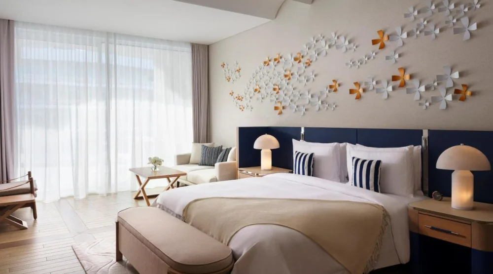 John Jacob Astor Two Bedroom Suite with Balcony and Sea View at The St. Regis Al Mouj Muscat Resort