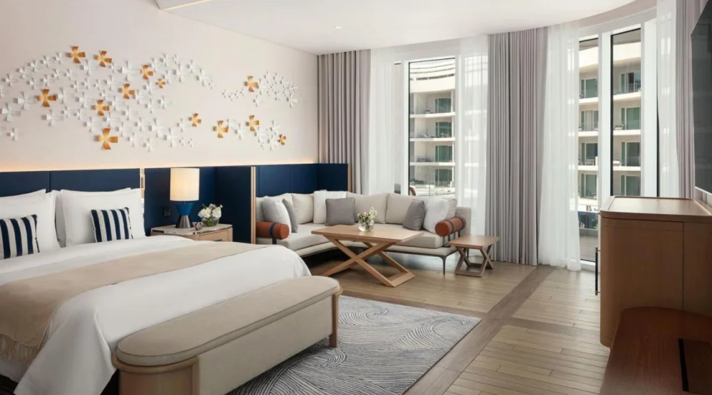 St. Regis King Suite with Sea View and Balcony at The St. Regis Al Mouj Muscat Resort