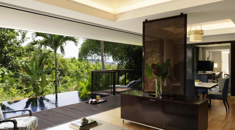 Grand Hillside Garden View Pool Villa at Raffles Seychelles